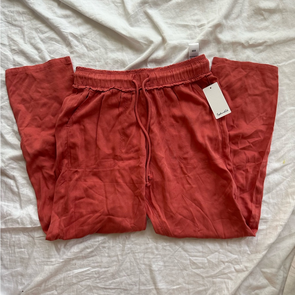 Splendid Rust Straight Leg Pants